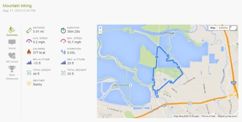 2015.08.11 Endomondo Data